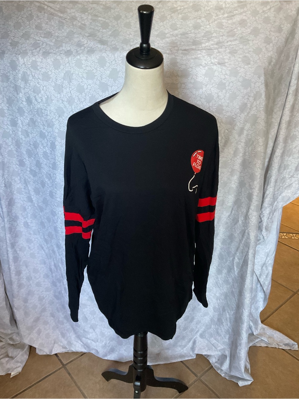 Pennywise IT Time To Float Derry Maine Long Sleeve Shirt